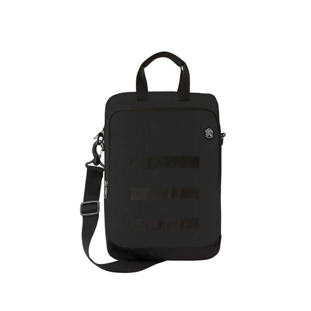 STM Ace Eco Vertical Super Cargo 14" Laptop Shoulder Bag - Black(STM-117-418M-01) - 2