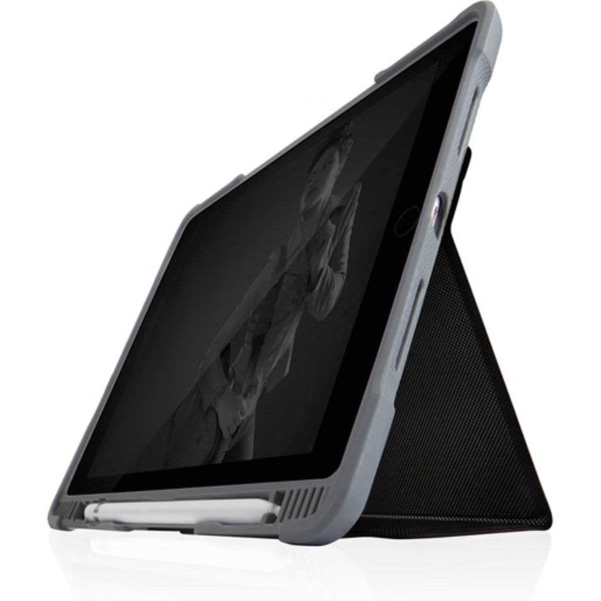 STM Dux Plus Duo Shell for iPad (9/8/7 Gen) EDU - Black(STM-222-237JU-01) - 1