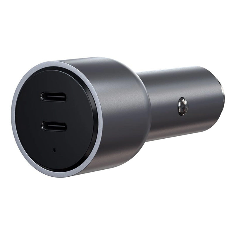 Satechi 40W Dual USB-C PD Car Charger - Space Grey(ST-U2C40CCM) - 1