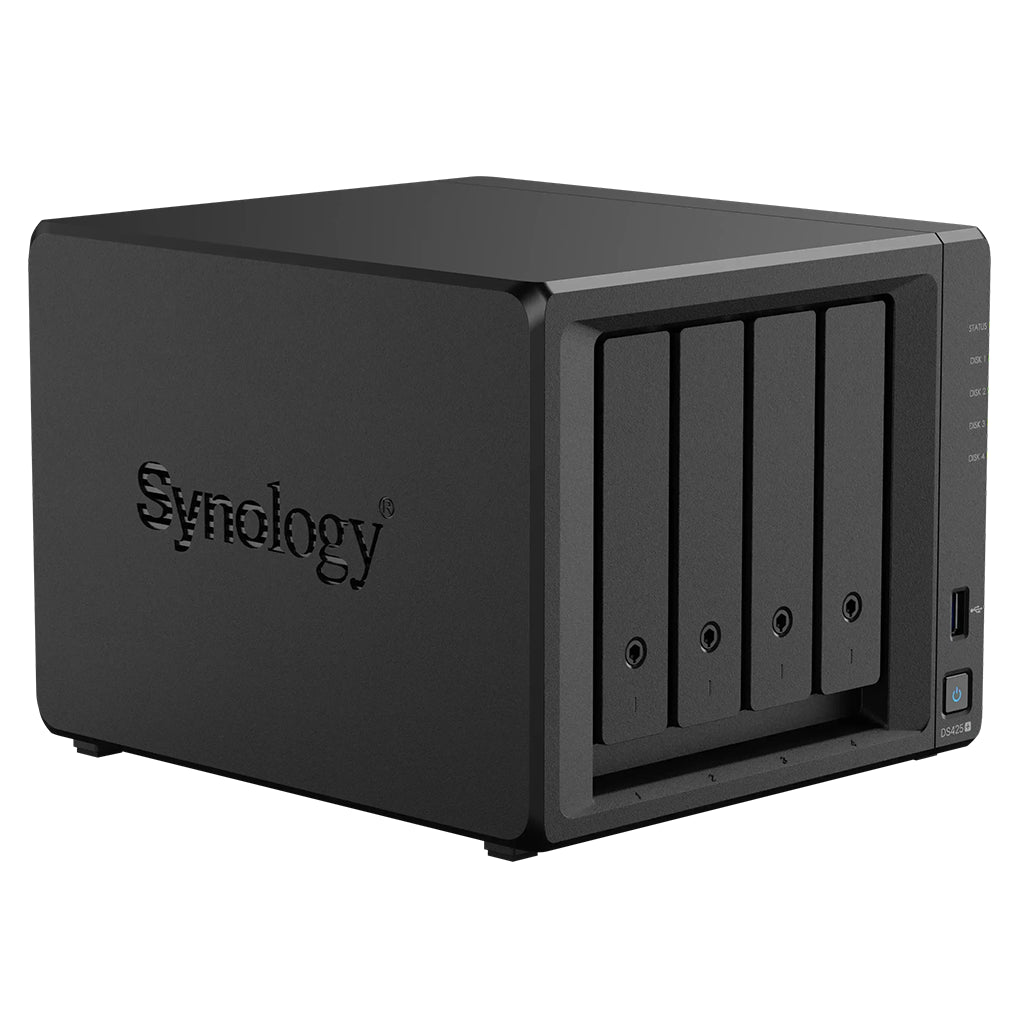 Synology DiskStation DS425+ 4-Bay 3.5" Diskless NAS Celeron CPU 2GB RAM(DS425+) - 2