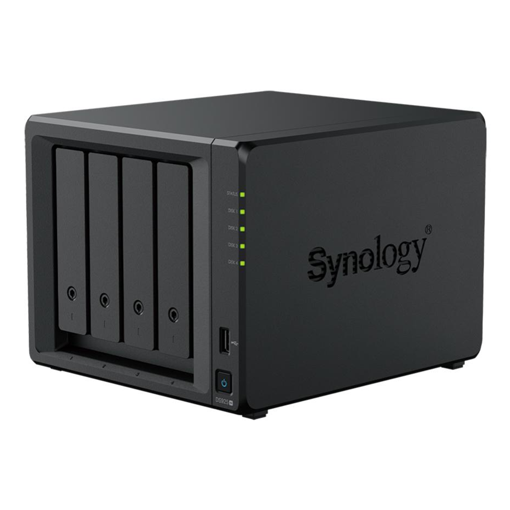 Synology DiskStation DS925+ 4-Bay 3.5" Diskless NAS Quad-Core CPU 4GB RAM(DS925+) - 1