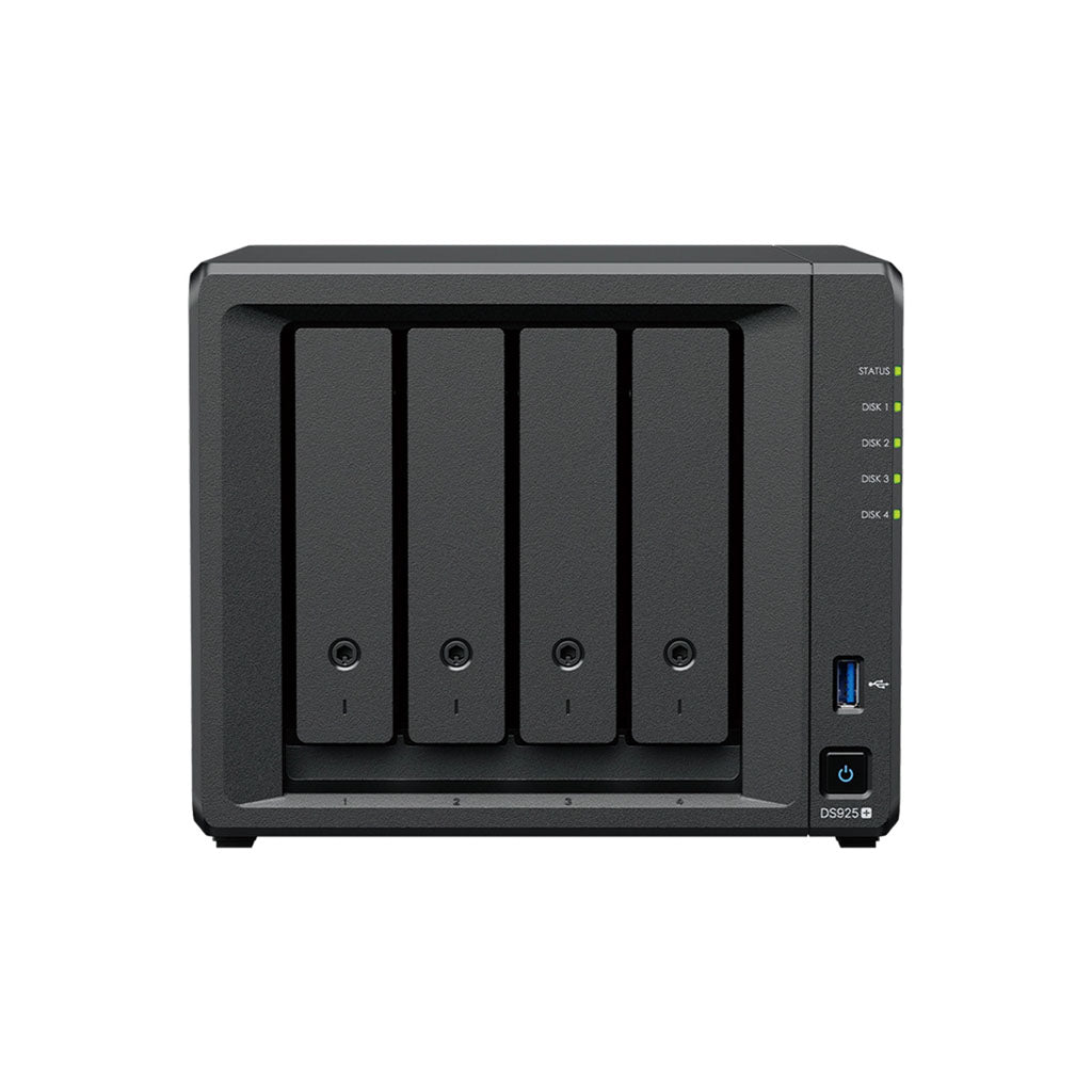 Synology DiskStation DS925NEO+ 4-Bay HDD NAS Ryzen V1500B CPU 4GB RAM(DS925NEO+) - 1