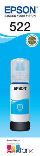 T522 - EcoTank - Cyan Ink Bottle(C13T00M292) - 1