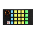 Tai-Hao Cherry MX Type 20-Key Blank Rubberized Keycap Set - Green, Yellow & Blue(020C03MM504) - 1