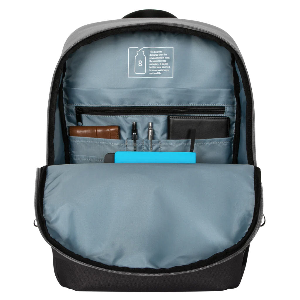 Targus 16" Sagano EcoSmart Commuter Backpack - Grey(TBB635GL) - 11