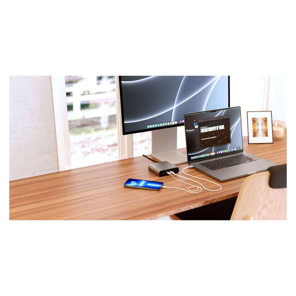 Targus 4-Port USB-C HyperJuice 245W GaN Desktop Charger(HJGAN245-AU) - 6