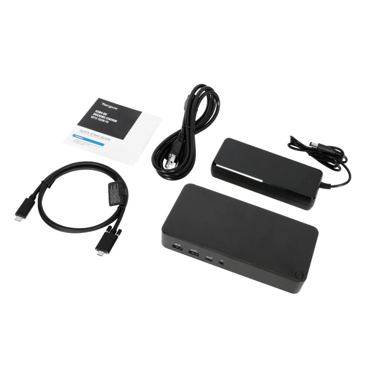 Targus USB4 Alt Mode 8K Triple Video Docking Station w/ 100W PD(DOCK460AUZ) - 8