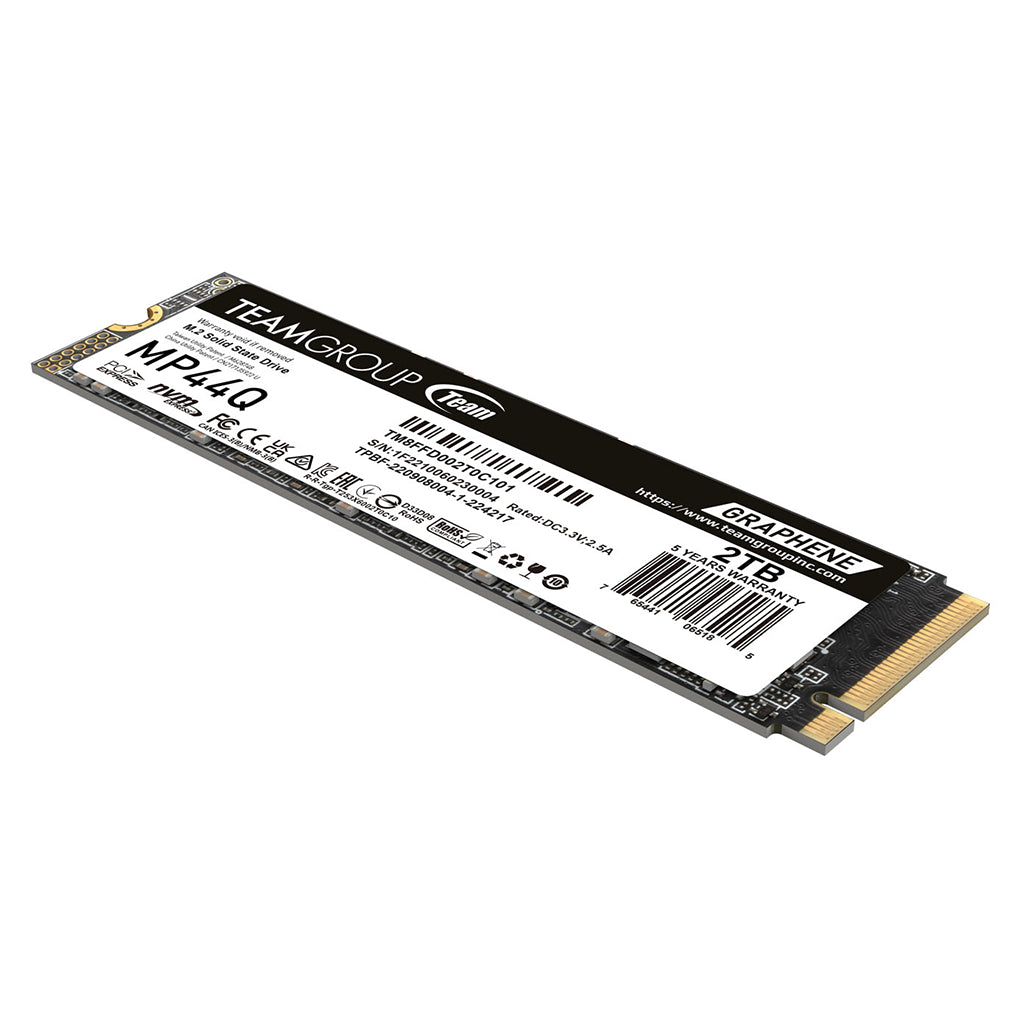 Team MP44Q 2TB M.2 2280 NVMe PCIe 4.0 SSD(TM8FFD002T0C101) - 4