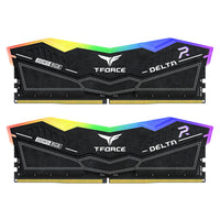 Team T-Force Delta RGB 16GB (2x 8GB) DDR5 CL38 6000MHz Desktop Memory - Black(FF3D516G6000HC38ADC01) - 1