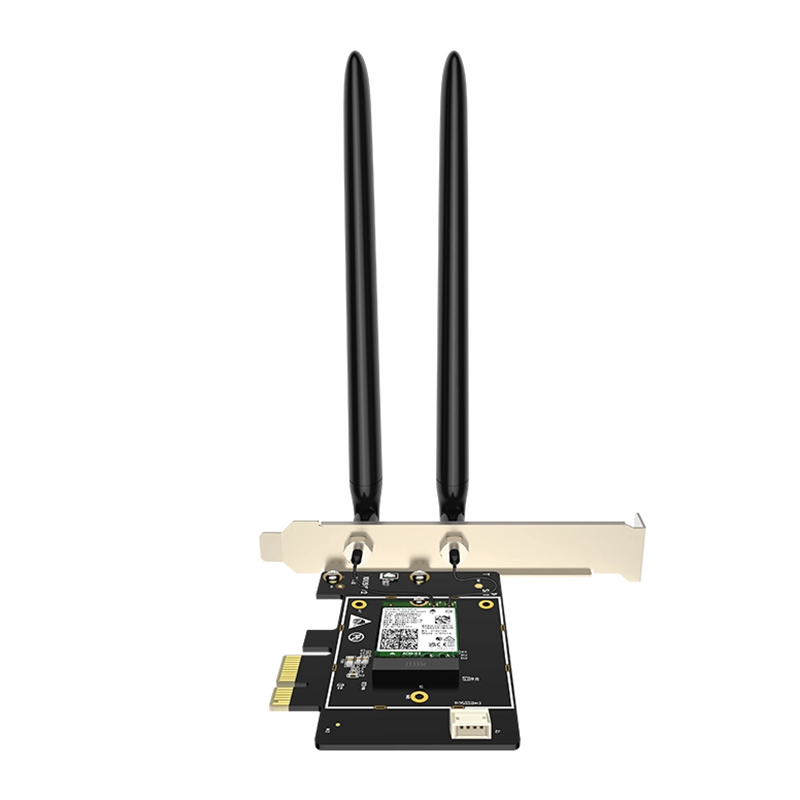 Tenda E33 AX5400 Tri-band Gigabit Wi-Fi 6E PCI-E Adapter(E33) - 4