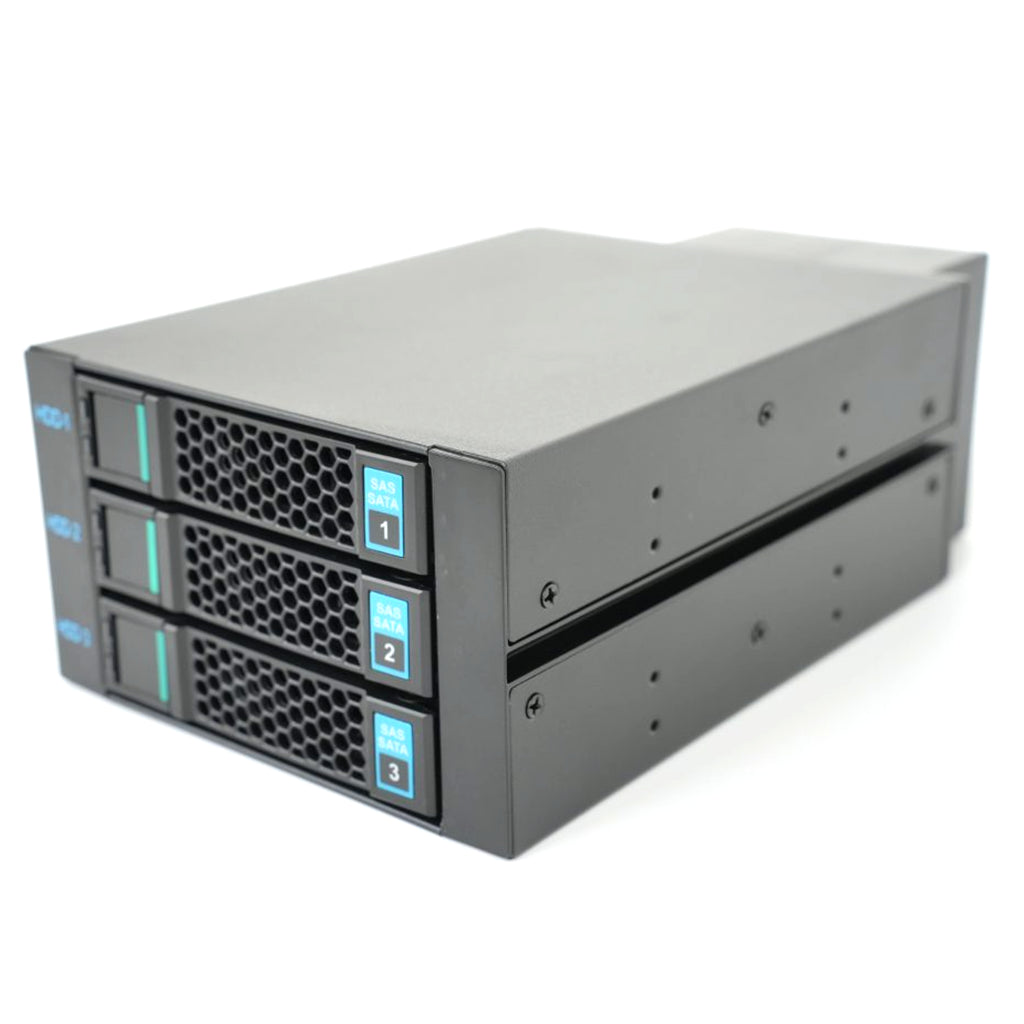 TGC H300 3-Bay 3.5" SATA/SAS Hot-Swappable HDD Enclosure(TGC-H300) - 1