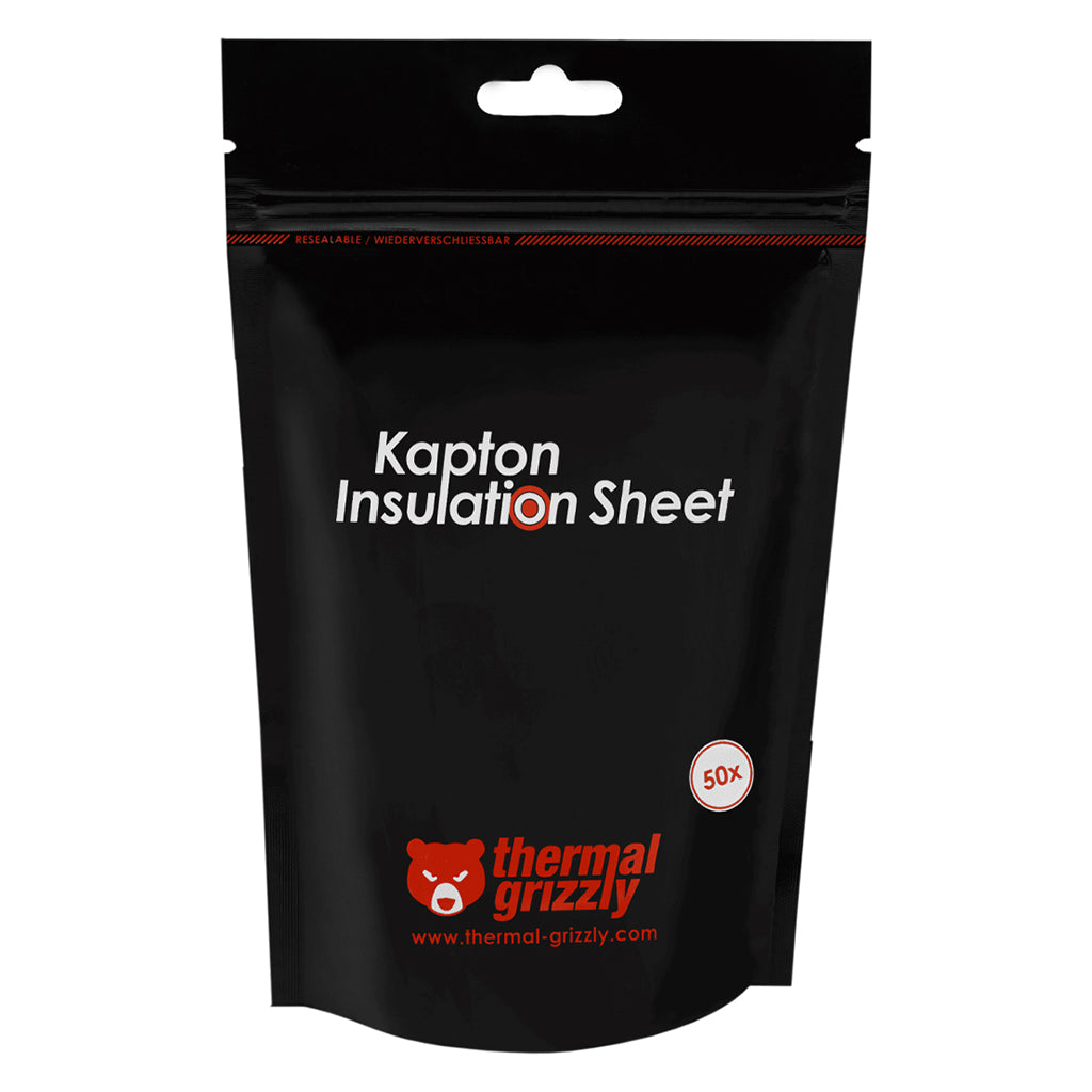 Thermal Grizzly Kapton Insulation Sheets 50 Pieces(TG-KIS-10-60-50) - 1