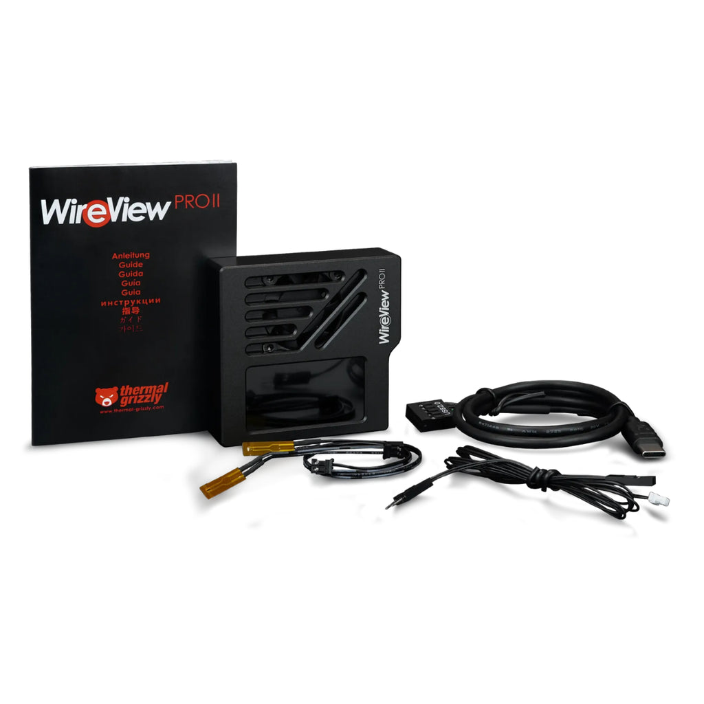Thermal Grizzly WireView Pro II GPU Power Meter 12V-2x6 - Reversed - Black(TG-WV-P2-H19R) - 7