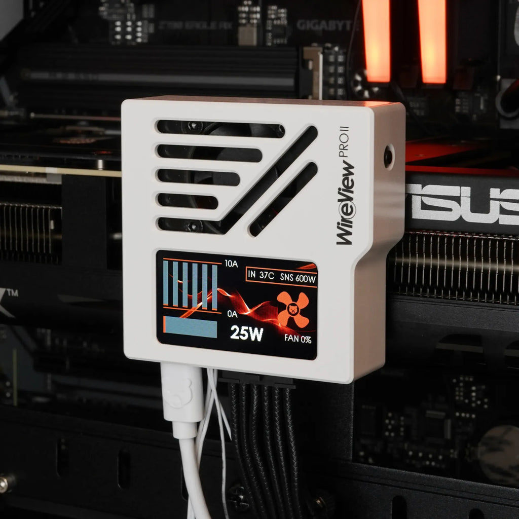 Thermal Grizzly WireView Pro II GPU Power Meter 12V-2x6 - Reversed - White(TG-WV-P2-H19R-W) - 11