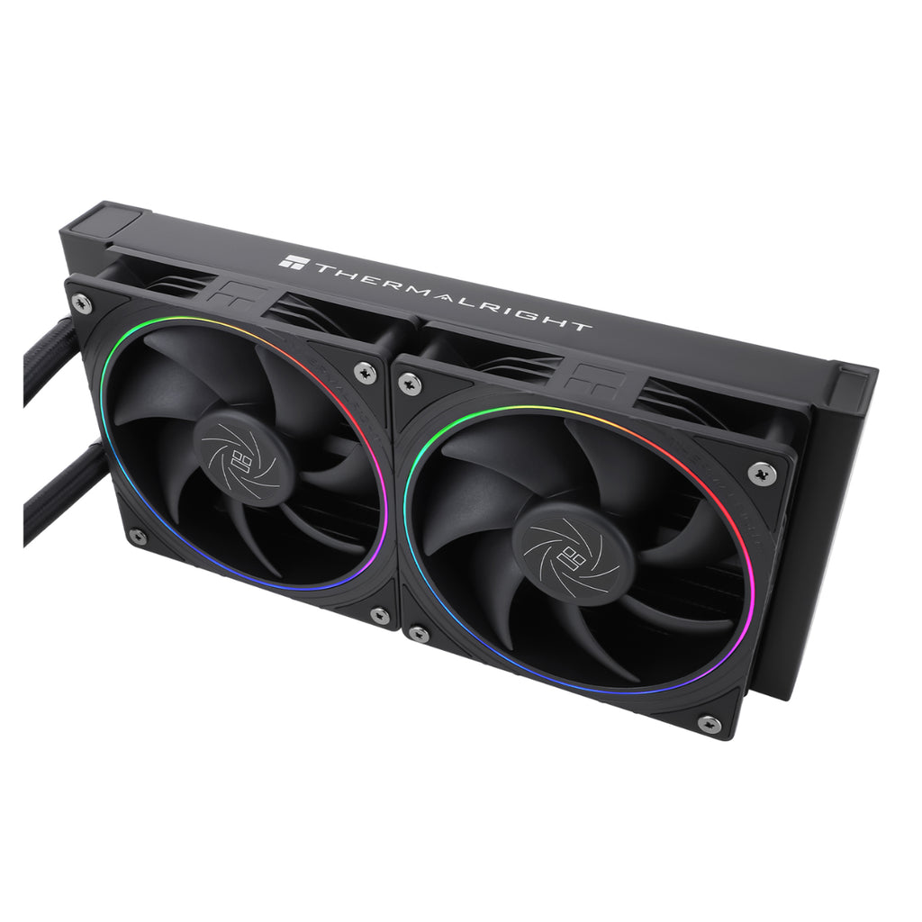 Thermalright Aqua Elite 240mm ARGB V2 AIO Liquid CPU Cooler - Black(Aqua Elite 240 Black Argb V2) - 2