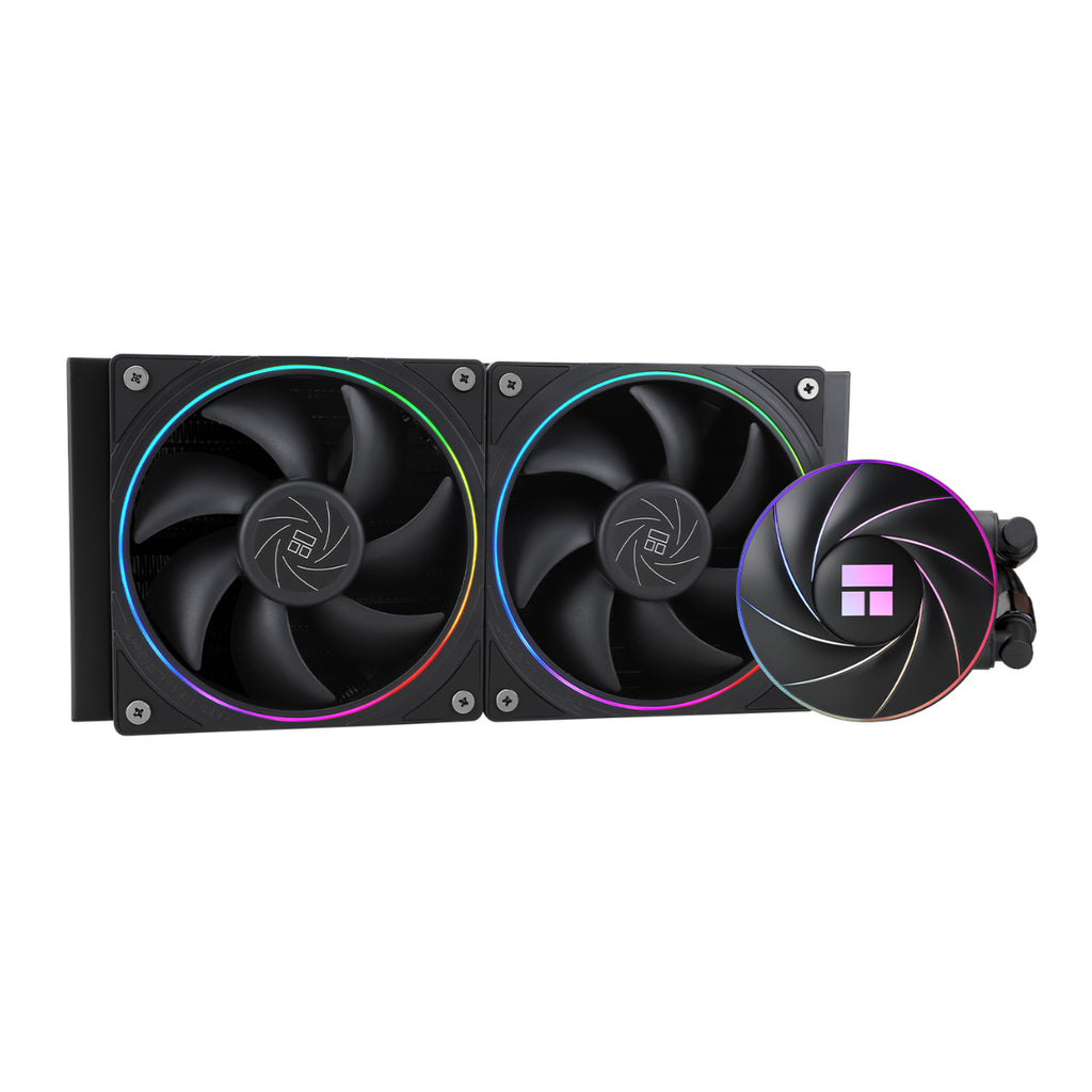 Thermalright Aqua Elite 240mm ARGB V2 AIO Liquid CPU Cooler - Black(Aqua Elite 240 Black Argb V2) - 1