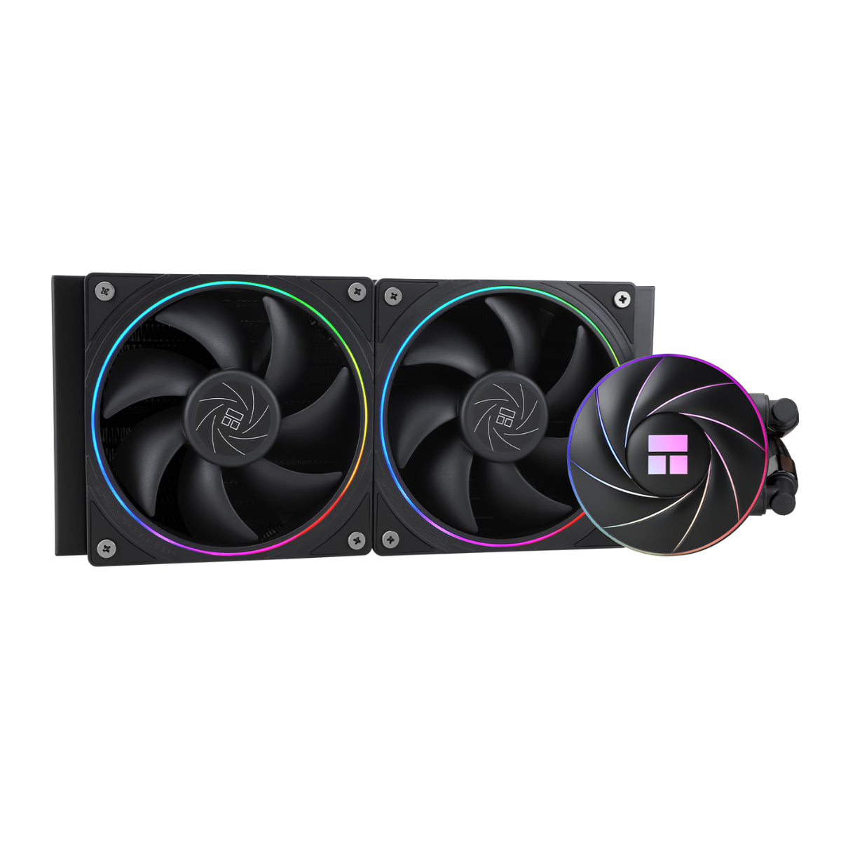 Thermalright Aqua Elite 240mm ARGB V2 AIO Liquid CPU Cooler - Black(Aqua Elite 240 Black Argb V2) - 1