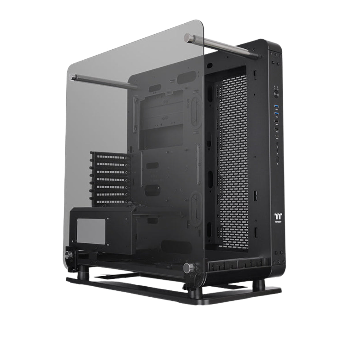 Thermaltake Core P6 Tempered Glass ATX Mid Tower Case - Black(CA-1V2-00M1WN-00) - 2