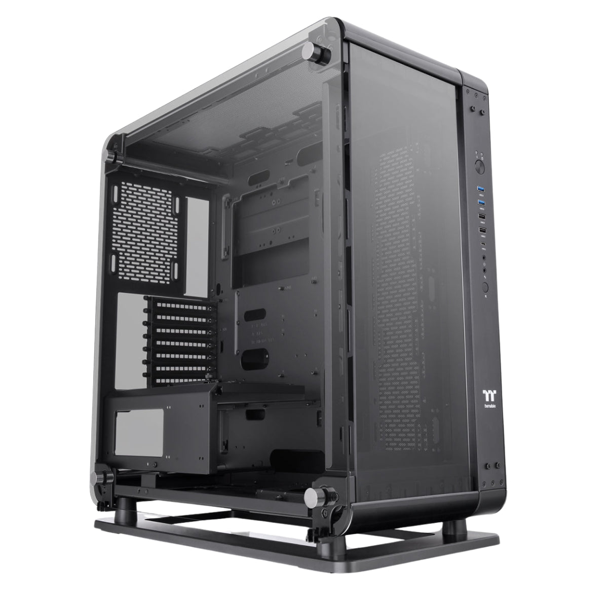 Thermaltake Core P6 Tempered Glass ATX Mid Tower Case - Black(CA-1V2-00M1WN-00) - 1