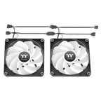 Thermaltake CT120 120mm Reverse ARGB Sync Performance PWM Fan Black Edition - 2 Pack(CL-F173-PL12SW-A ) - 4