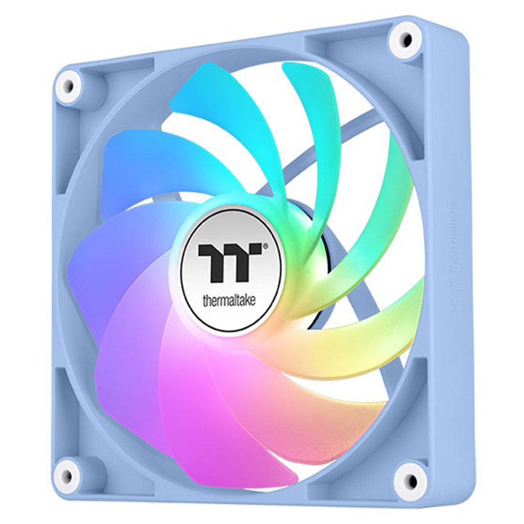 Thermaltake CT120 120mm Reverse ARGB Sync Performance PWM Fan Hydrangea Blue Edition - 2 Pack(CL-F200-PL12BU-A) - 2