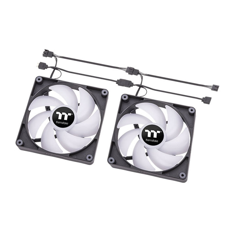 Thermaltake CT120 120mm ARGB Sync Performance PWM Fan Black Edition - 2 Pack(CL-F149-PL12SW-A) - 4