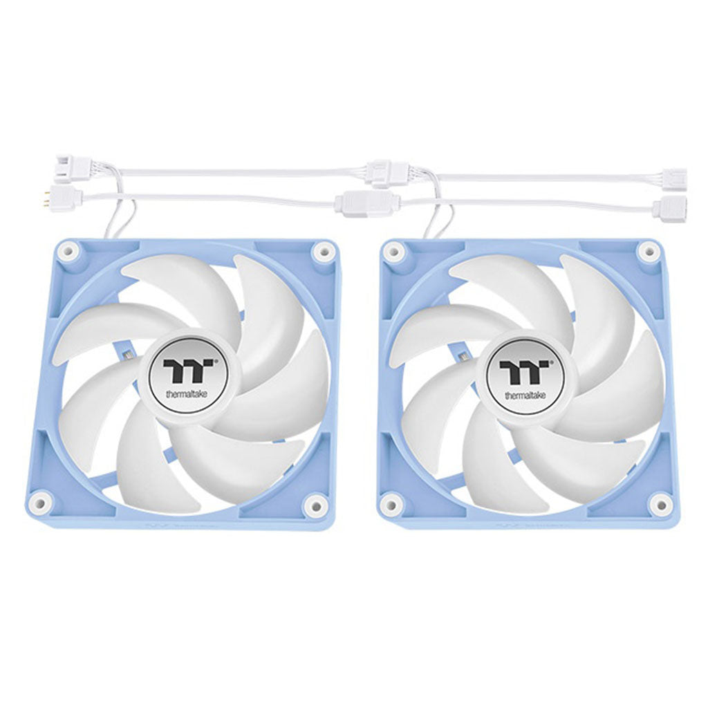 Thermaltake CT140 140mm ARGB Sync Performance PWM Fan Hydrangea Blue Edition - 2 Pack(CL-F203-PL14BU-A) - 4