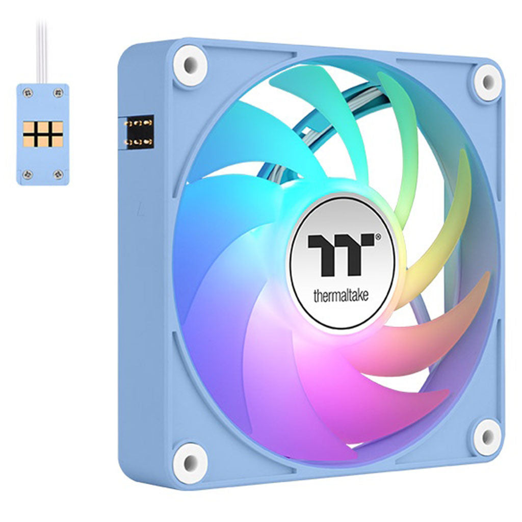 Thermaltake CT140 140mm EX ARGB Magnetic Quick Connect PWM Fans Blue - 3 Pack(CL-F197-PL14BU-A) - 2