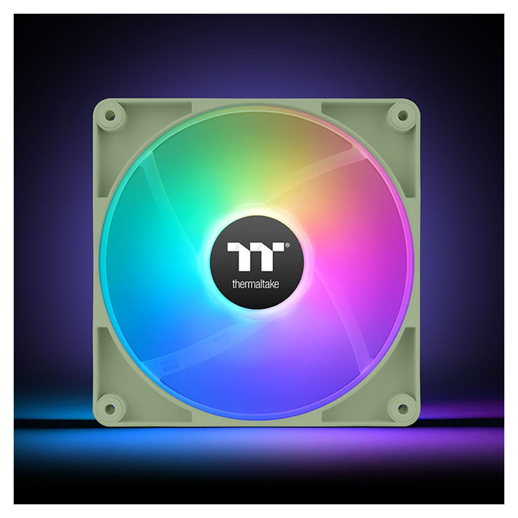 Thermaltake CT140 140mm Reverse ARGB Sync Performance PWM Fan Matcha Green Edition - 2 Pack(CL-F201-PL14MG-A) - 6