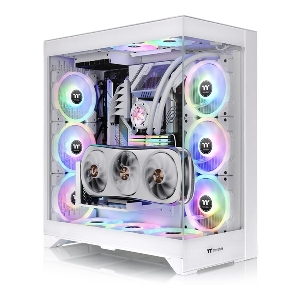 Thermaltake CTE E600 MX Mesh/TG Mid Tower E-ATX Case - Snow(CA-1Y3-00M6WN-00) - 5