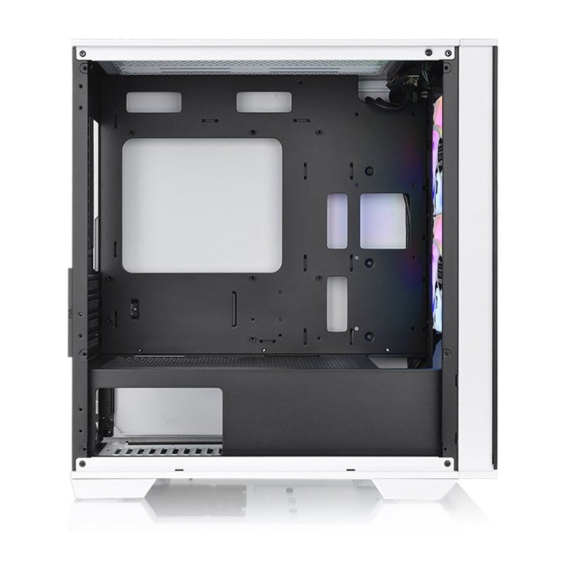Thermaltake Divider 170 Tempered Glass ARGB Micro-ATX Case - Snow(CA-1S4-00S6WN-00) - 3