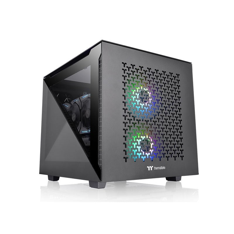 Thermaltake Divider 200 TG Air Tempered Glass Micro-ATX Case(CA-1V1-00S1WN-01) - 7