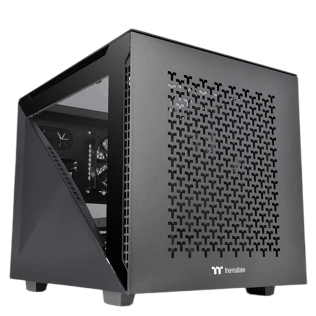Thermaltake Divider 200 TG Air Tempered Glass Micro-ATX Case(CA-1V1-00S1WN-01) - 1