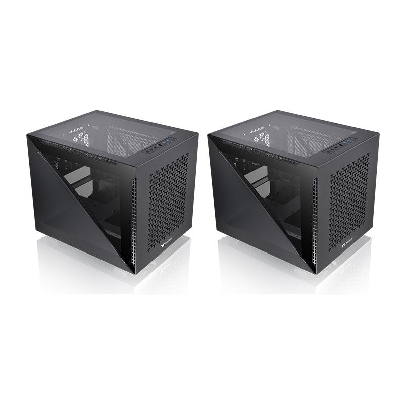 Thermaltake Divider 200 TG Air Tempered Glass Micro-ATX Case(CA-1V1-00S1WN-01) - 5
