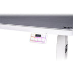 Thermaltake G700 RGB Electric Height Adjustable Gaming Desk - Snow Edition(GGD-G70-WHEIRX-22) - 2