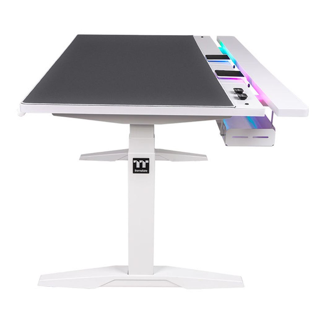 Thermaltake G700 RGB Electric Height Adjustable Gaming Desk - Snow Edition(GGD-G70-WHEIRX-22) - 3