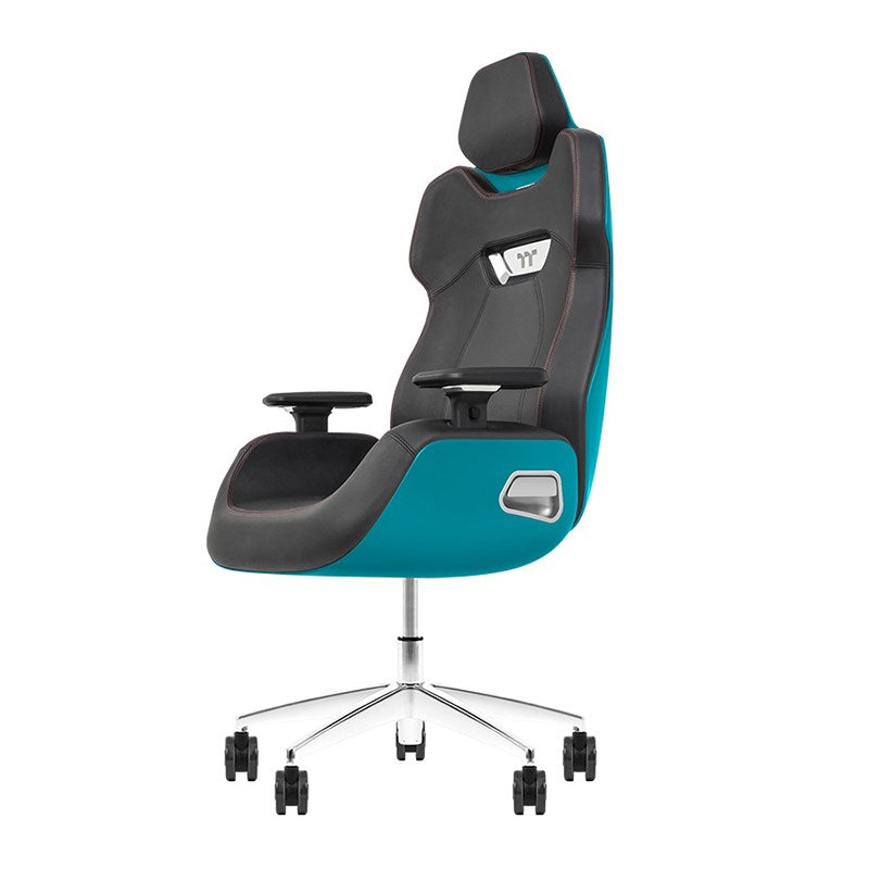 Thermaltake ARGENT E700 Leather Gaming Chair - Designed by PORSCHE - Ocean Blue(GGC-ARG-BLLFDL-01) - 1