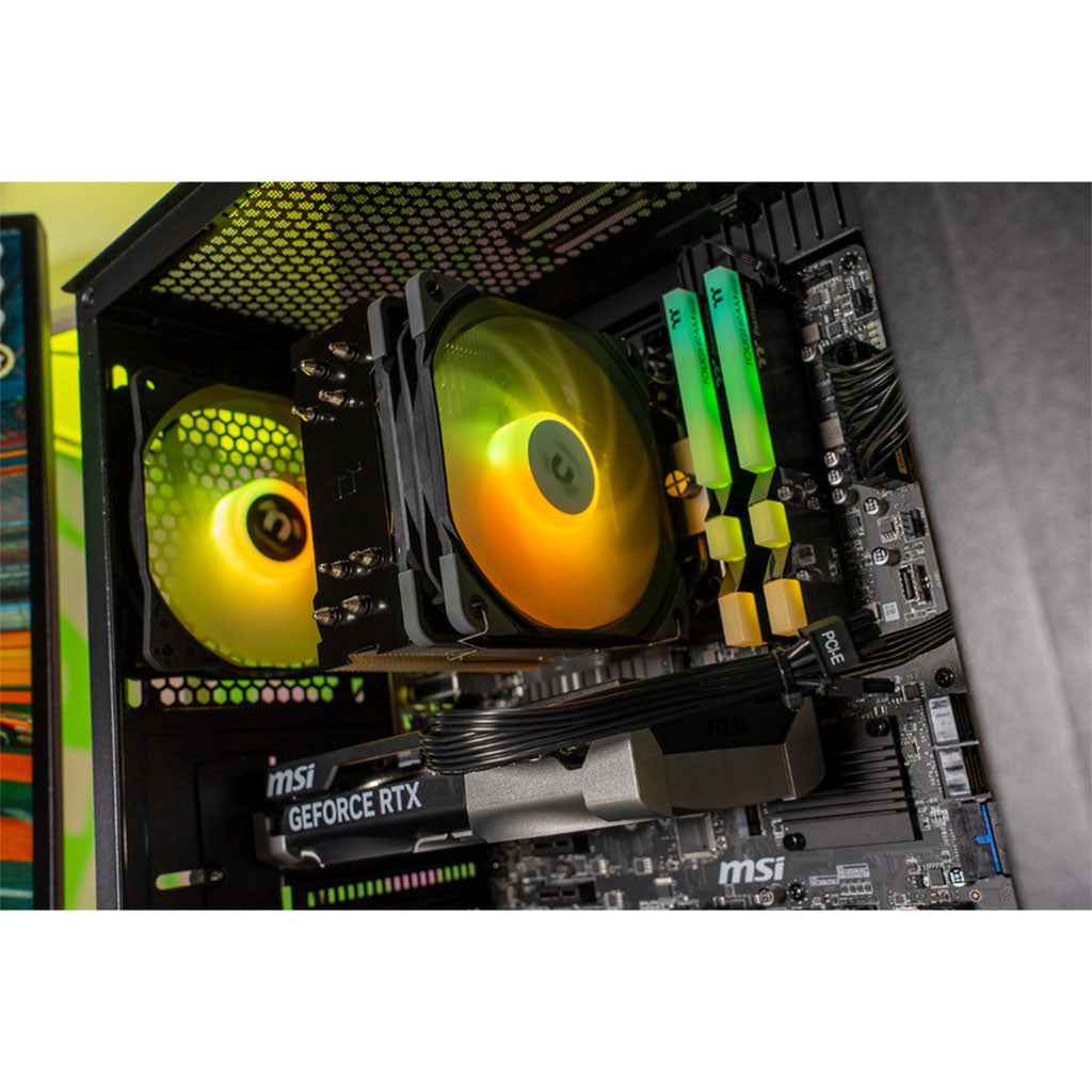 Thermaltake Genesis Ultimate V5 Desktop Gaming PC R5 5600XT 16GB 1TB RTX5060 W11H - Black Edition(CA-4Y2-00D1WA-05) - 6