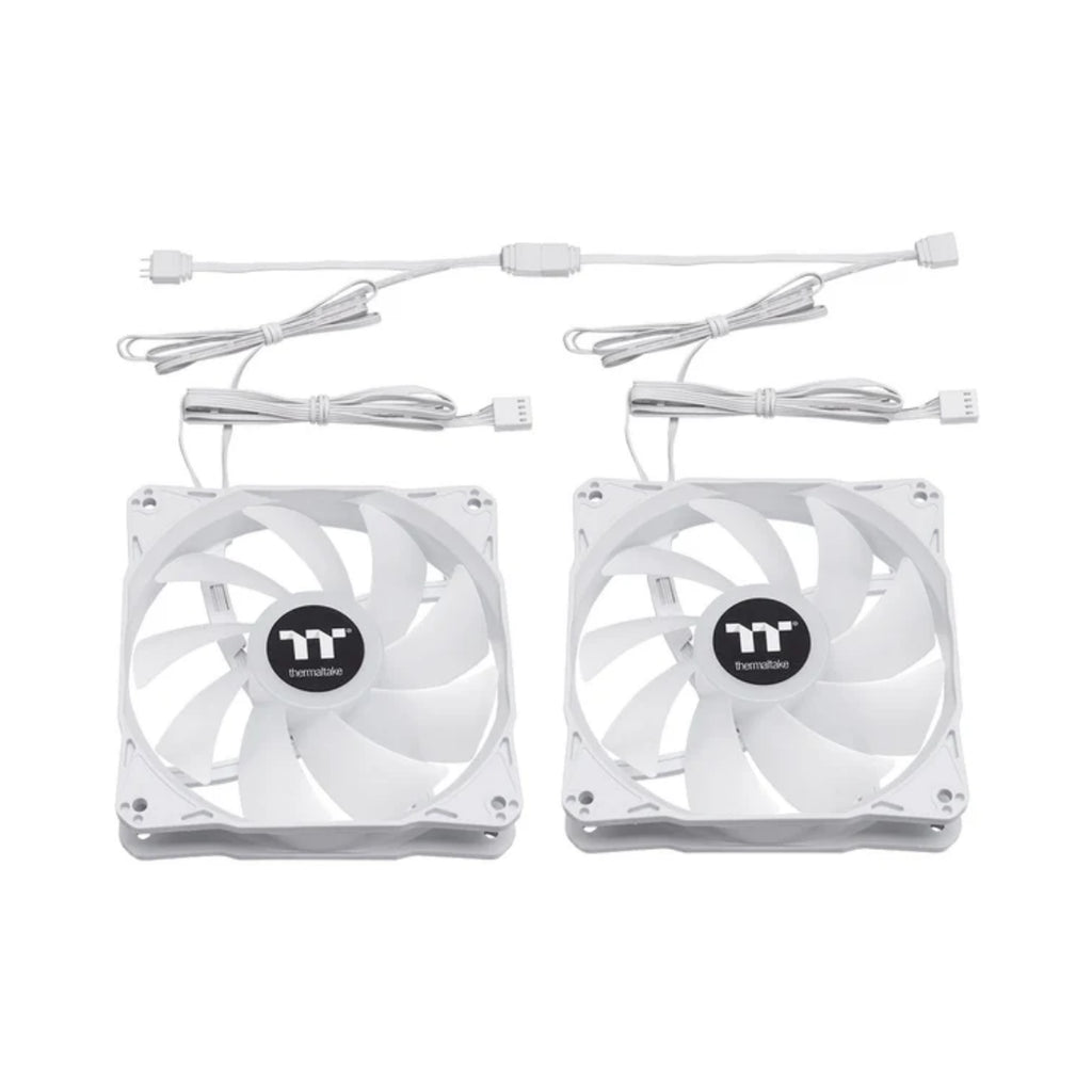 Thermaltake LE 120 ARGB PWM Cooling Fan White Edition - 3 Fan Pack(CL-F205-PL12SW-A) - 3