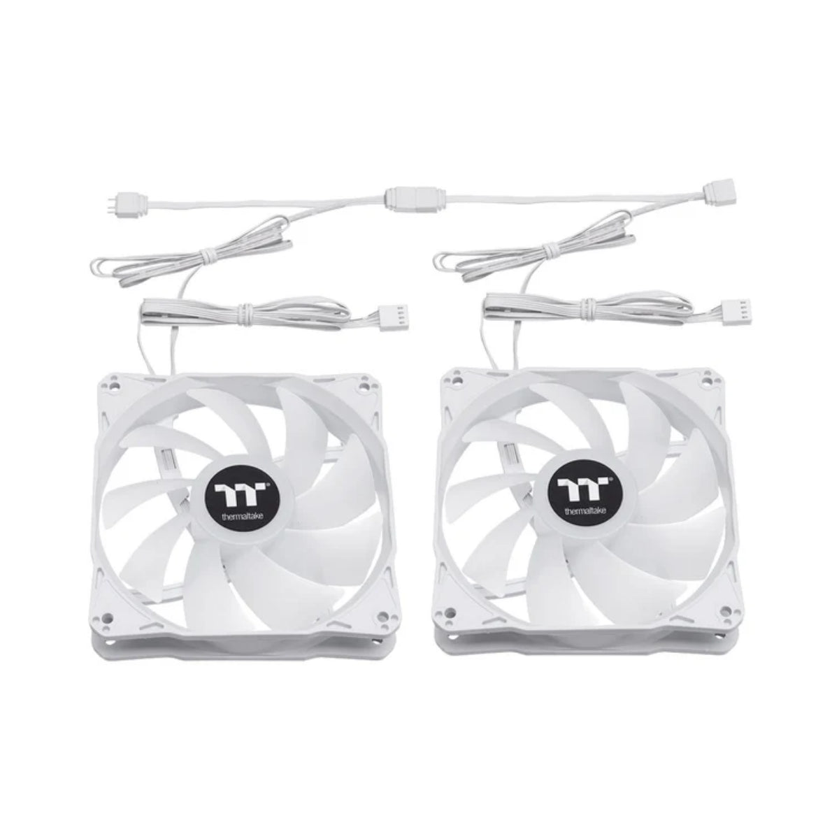 Thermaltake LE 120 ARGB PWM Cooling Fan White Edition - 3 Fan Pack(CL-F205-PL12SW-A) - 3