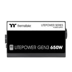Thermaltake Litepower GEN 3 650W 80+ Non-Modular Power Supply(PS-LTP-0650NNSAWA-A) - 3