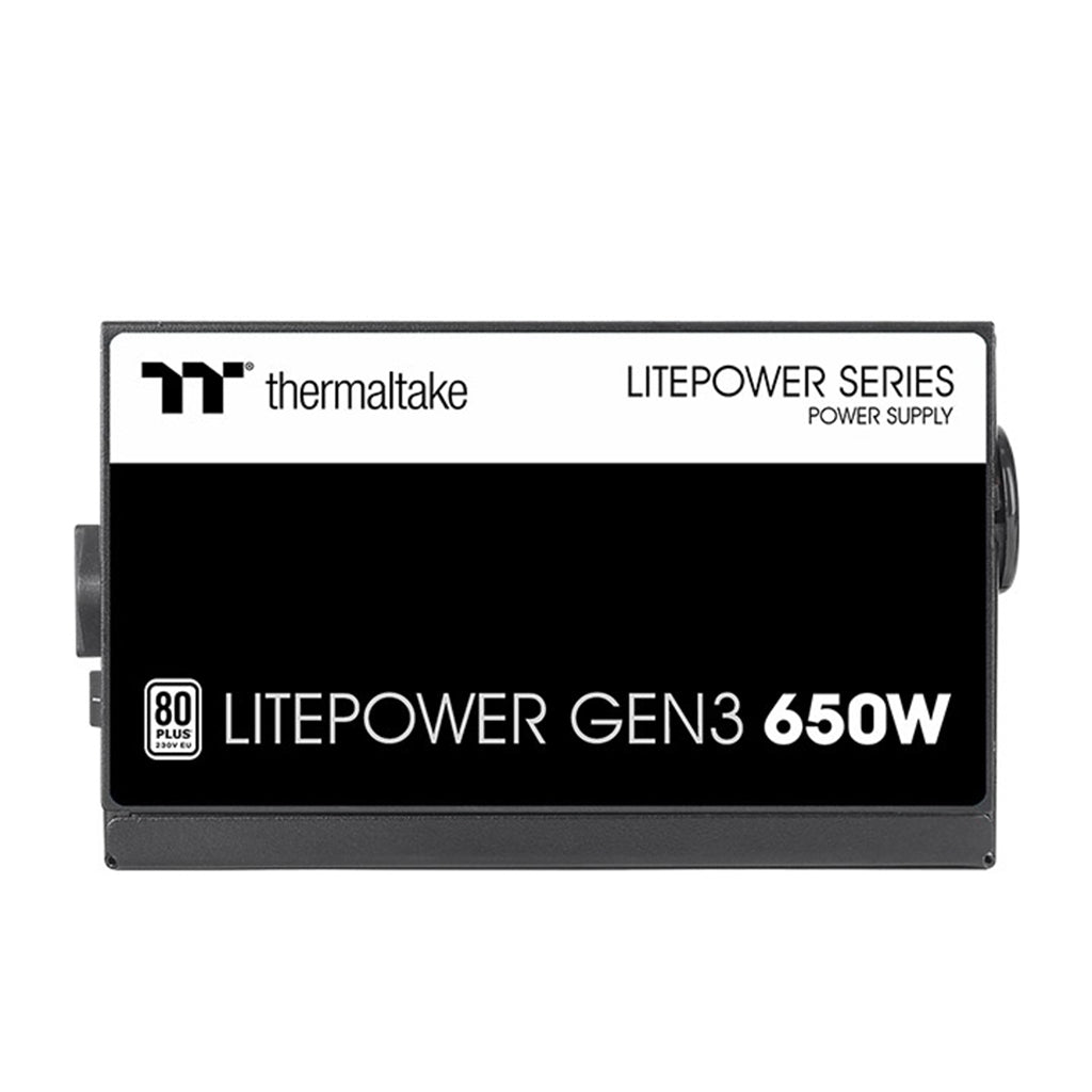 Thermaltake Litepower GEN 3 650W 80+ Non-Modular Power Supply(PS-LTP-0650NNSAWA-A) - 3