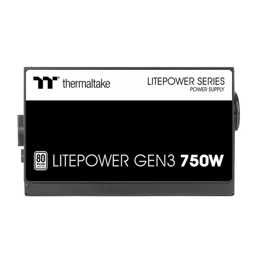 Thermaltake Litepower GEN 3 750W 80+ Non-Modular Power Supply(PS-LTP-0750NNSAWA-A) - 2