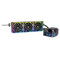 Thermaltake MAGCurve 360 Ultra ARGB with 6.67" Curved AMOLED Display AIO Liquid CPU Cooler(CL-W453-PL12SW-A) - 1
