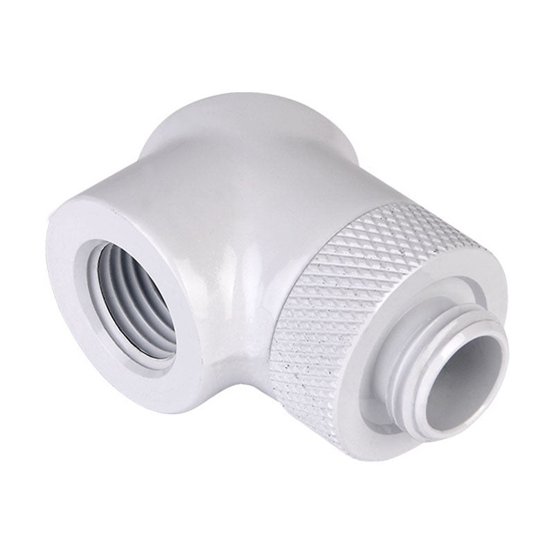 Thermaltake Pacific G1/4 90 Degree Adapter - White(CL-W052-CU00WT-A) - 2