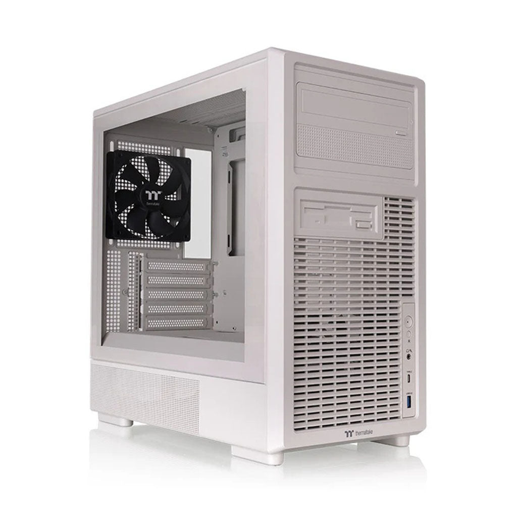 Thermaltake Retro 260 Tempered Glass Micro ATX Case - Beige(CA-11P-00SQWN-00) - 1