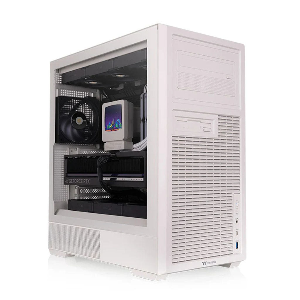 Thermaltake Retro 360 Tempered Glass Mid Tower ATX Case - Beige(CA-11Q-00MQWN-00) - 5