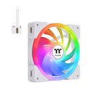 Thermaltake SWAFAN EX14 ARGB 140mm Magnetic PWM Cooling Fan White - 3 Pack(CL-F170-PL14SW-A) - 3