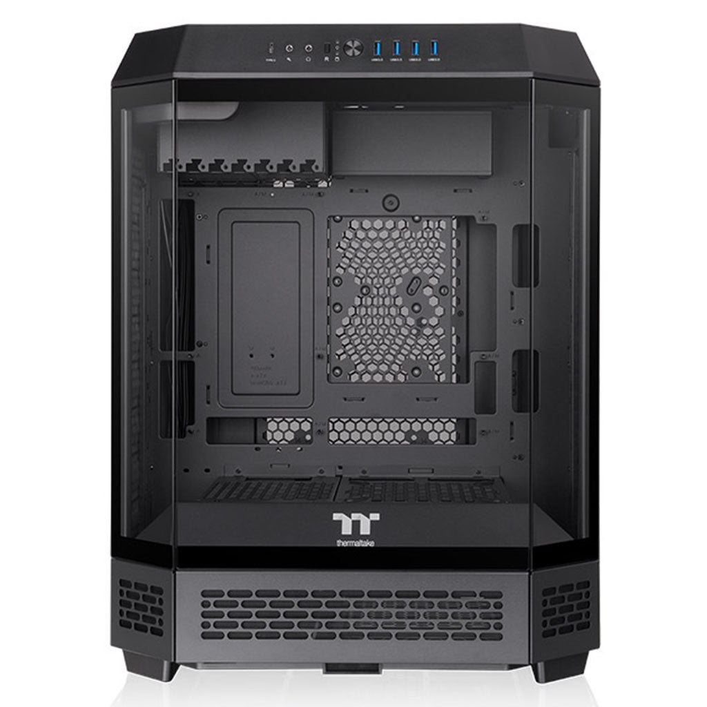 Thermaltake The Tower 600 Tempered Glass Mid-Tower Case - Black(CA-1Z1-00M1WN-00) - 3