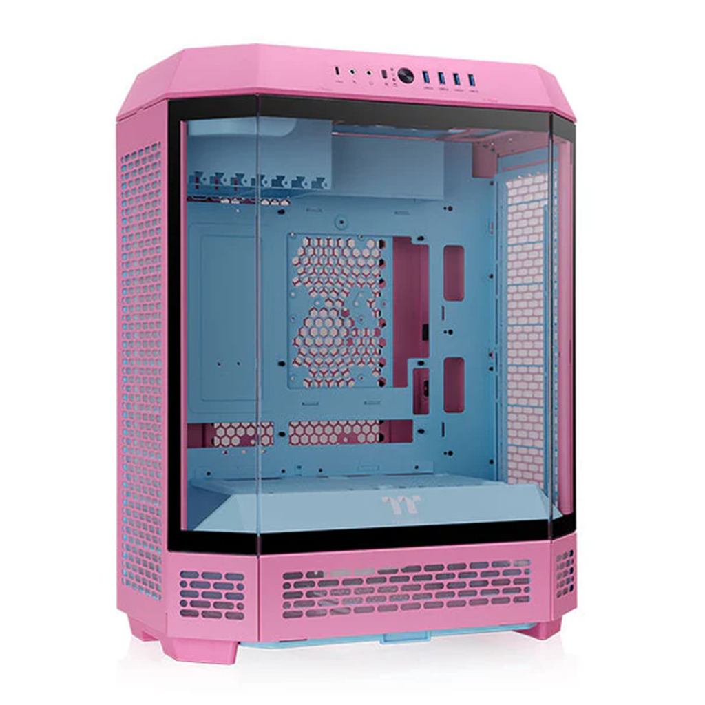 Thermaltake The Tower 600 Tempered Glass Mid-Tower Case - Bubble Pink Edition(CA-1Z1-00MAWN-00) - 1